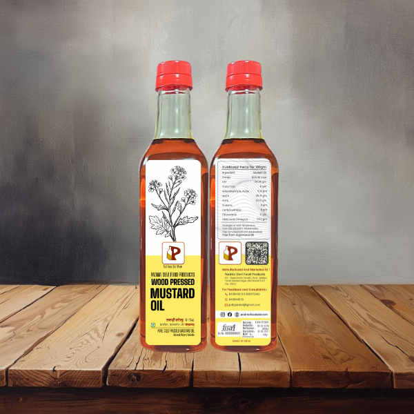Padma Wood Pressed Mustard Oil β 1 Litre