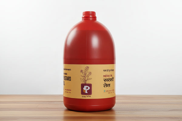 Wood Pressed | Mustard Oil | 5Liter Can |