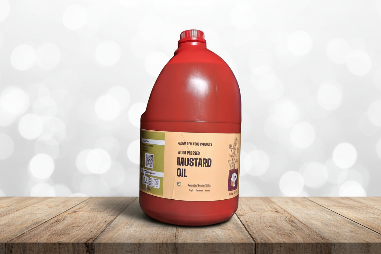 Wood Pressed | Mustard Oil | 5Liter Can |