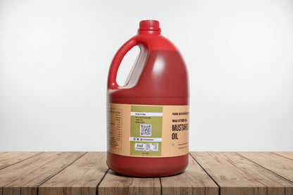 Wood Pressed | Mustard Oil | 5Liter Can |