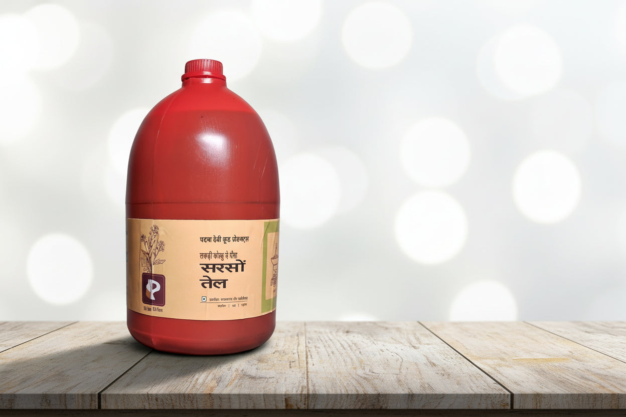 Wood Pressed | Mustard Oil | 5Liter Can |