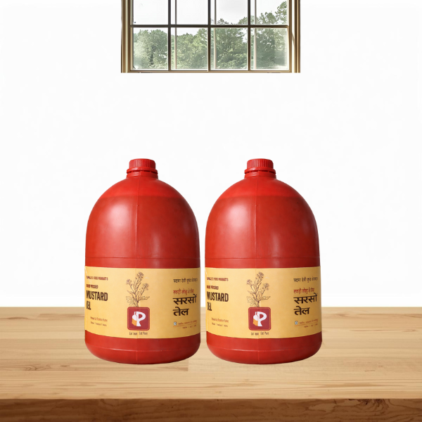 Wood Pressed | Mustard Oil | 5Liter ---Set of 2 Can
