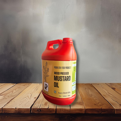 Wood Pressed | Mustard Oil | 5Liter Can |