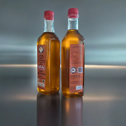 Wood Pressed Yellow Mustard Oil - 1000mL - PDFP